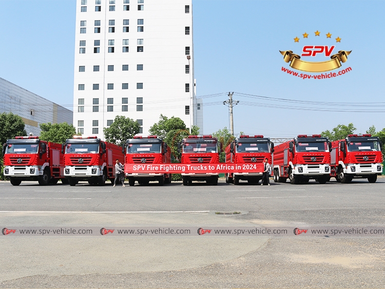 7 Units Fire Trucks In SPV Factory